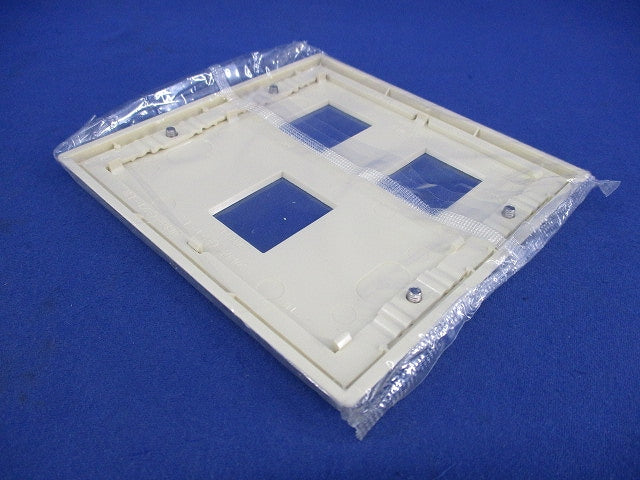 BLプレート(2+1コ用)(ミルキーホワイト)(6枚入)National WN7173