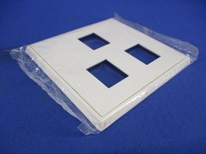 BLプレート(2+1コ用)(ミルキーホワイト)(7枚入)National WN7173