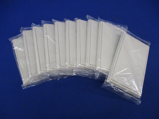 BLカバープレート(取付枠付)(ミルキーホワイト)(10枚入)National WN7191