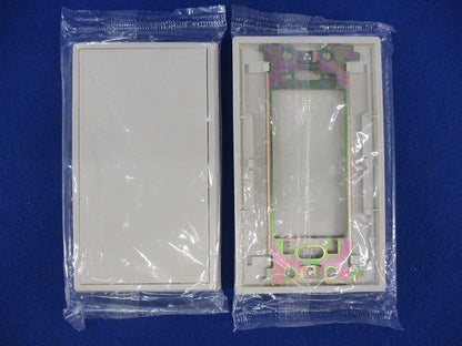 BLカバープレート(取付枠付)(ミルキーホワイト)(10枚入)National WN7191