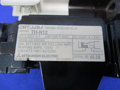 電磁開閉器 200V S-N11+TH-N12