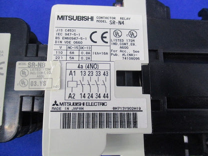 コンタクタ形電磁継電機 100Ｖ SR-N8