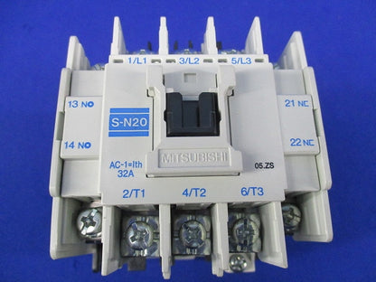 非可逆式電磁接触器100V S-N20