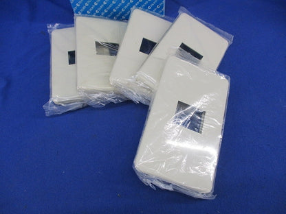 ワンタッチモダンプレート1コ用(5個入)(ミルキーホワイト) WN6801
