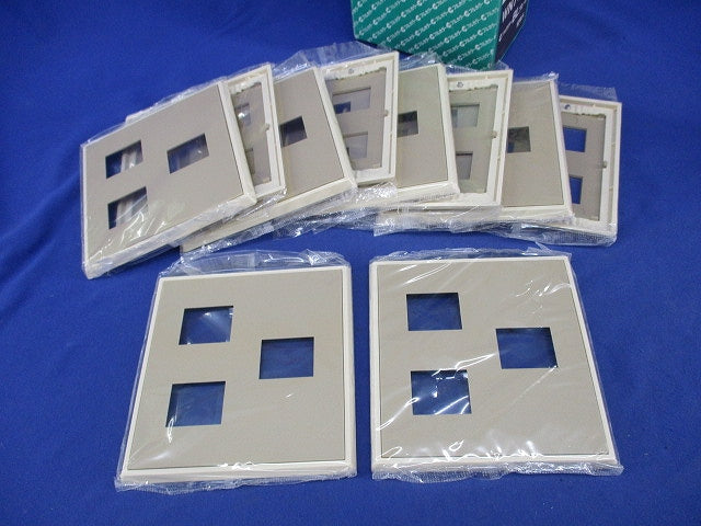 BLプレート(2+1コ用)(ダークベージュ)(10枚入)National WN7173