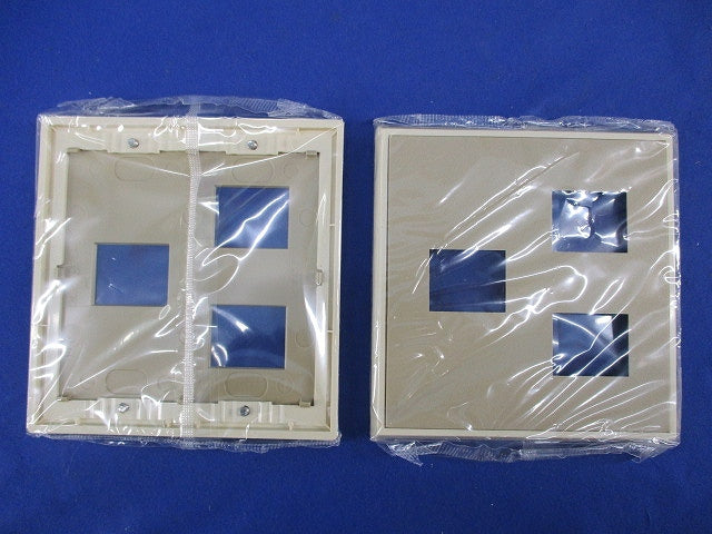 BLプレート(2+1コ用)(ダークベージュ)(10枚入)National WN7173