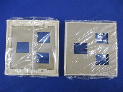 BLプレート(2+1コ用)(ダークベージュ)(10枚入)National WN7173
