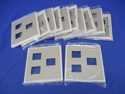 BLプレート(2+1コ用)(ダークベージュ)(12枚入)National WN7173