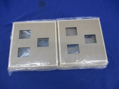 BLプレート(2+1コ用)(ダークベージュ)(12枚入)National WN7173