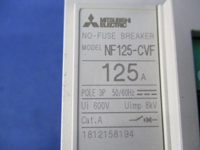 ノーヒューズブレーカ３P125A NF125-CVF