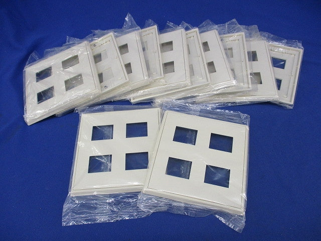 BLプレート4コ用(12個入)(ミルキーホワイト)National WN7104