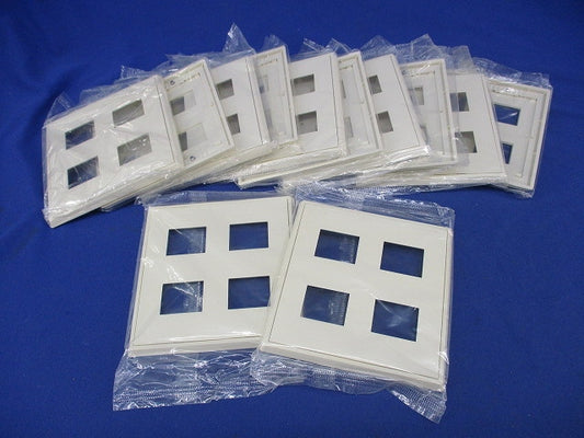 BLプレート4コ用(12個入)(ミルキーホワイト)National WN7104