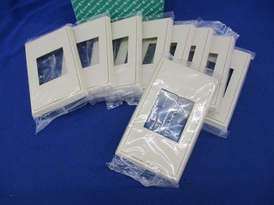 BL角型埋込コンセントプレート(9枚入)(ミルキーホワイト)National WN7121