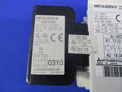 コンタクタ形電磁継電機 100Ｖ SR-N8