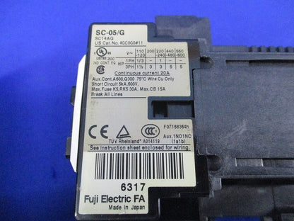 電磁接触器DC24V SC-05/G