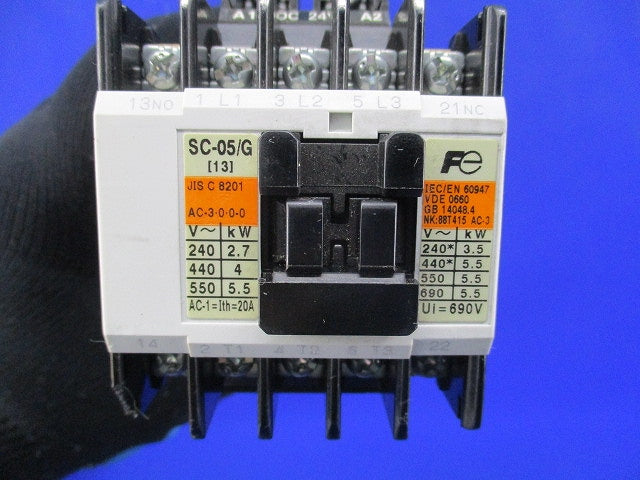 電磁接触器DC24V SC-05/G