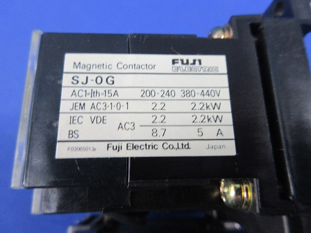 電磁開閉器DC24V SJ-0G+TR-0