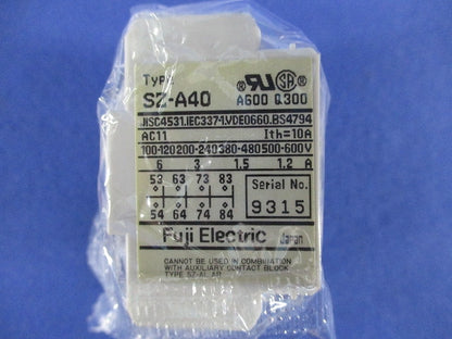 補助接点ユニット SZ-A40