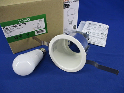 LEDダウンライト φ100(電球色) DDL-4828YW