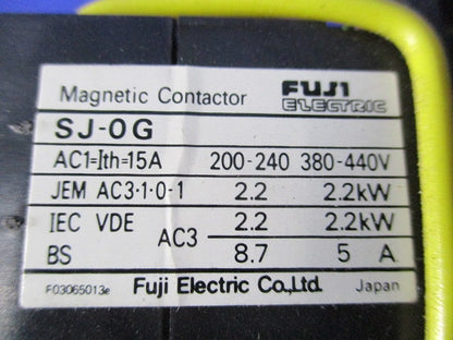 高感度コンタクタ 電磁接触器 DC24V SJ-0G