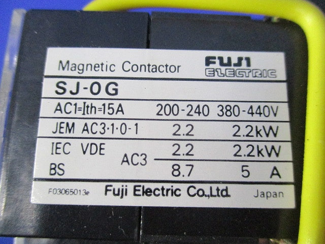 高感度コンタクタ 電磁接触器 DC24V SJ-0G