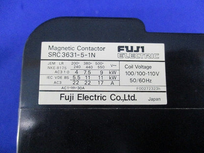 標準形電磁接触器100V SRC3631-5-1N