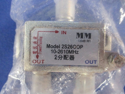 2分配器(4個入) 2S26GOP