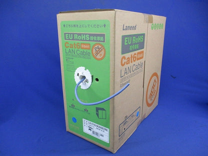 自作用カテゴリー6対応LANケーブル(84m入)(青) LD-CT6/BU300/RS