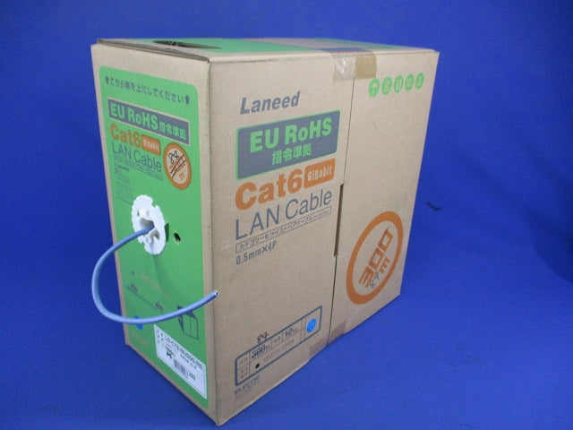 自作用カテゴリー6対応LANケーブル(84m入)(青) LD-CT6/BU300/RS