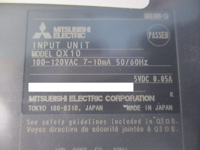 シーケンサ MELSEC-Qシリーズ AC入力ユニット QX10