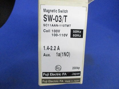 電磁開閉器100V SC-03+TR-0N