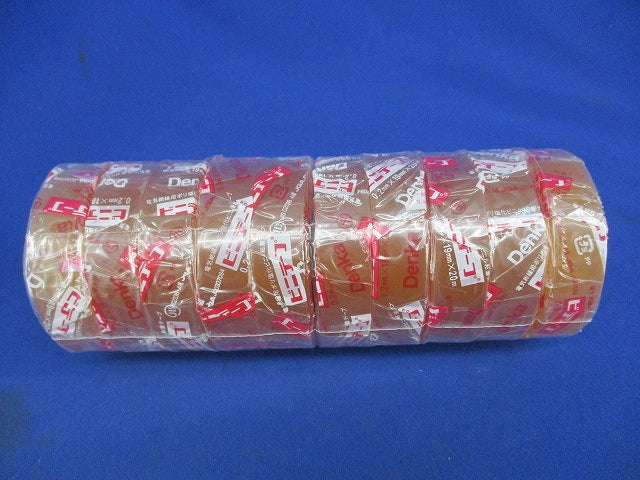 ビニテープ(10巻入)(透明) 0.2mm×19mm×20m
