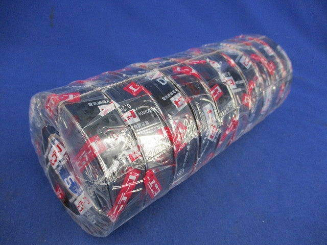 ビニテープ(10巻入)(黒) 0.2mm×19mm×20m