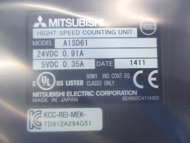 高速カウンタユニット MELSEC-Aシリーズ A1SD61