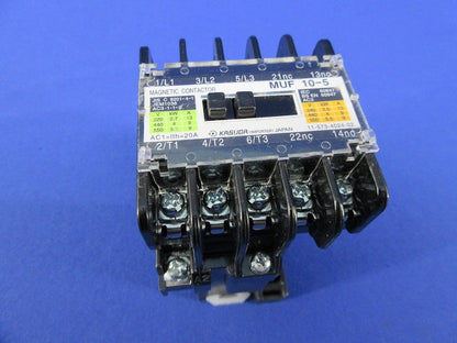 電磁接触器 200V(キズ汚れ有) MUF10-5