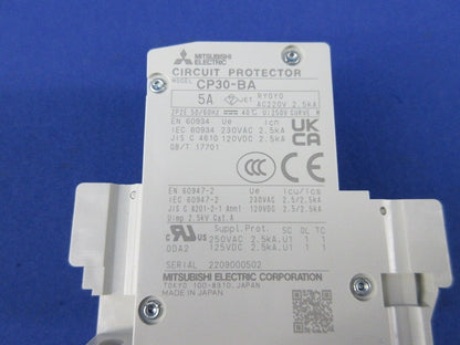 サーキットプロテクタ2P2E5A CP30-BA