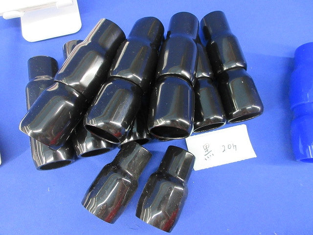 端末キャップセット(混在63個入)(白・黒・青・赤) V-200