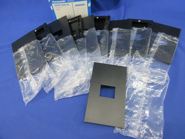 プレート1コ用(10枚入)マットブラック WNS6001