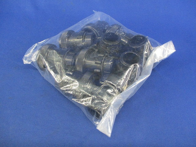 PF管用 防水型ワンタッチコネクタ(10個入)黒 FPK-22YPK