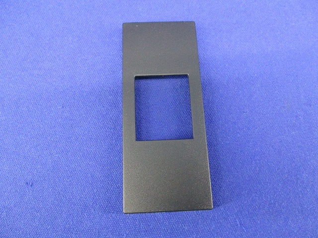 Sプレート(1個用・マット仕上げ)(6枚入)(ブラック) WCF8501