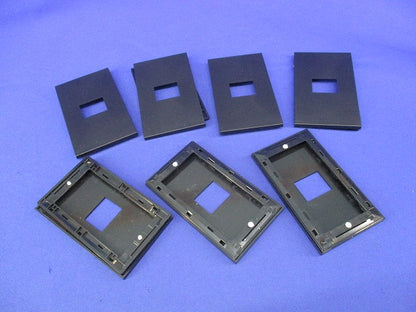 プレート1コ用(7枚入)マットブラック WNS6001