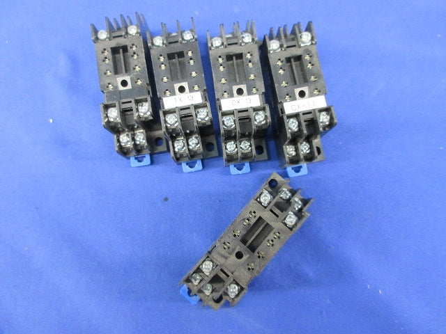 ミニチュアリレー専用 ＤＩＮレール取付用ソケット(5個入)(テプラ痕有) SM2S-05DN