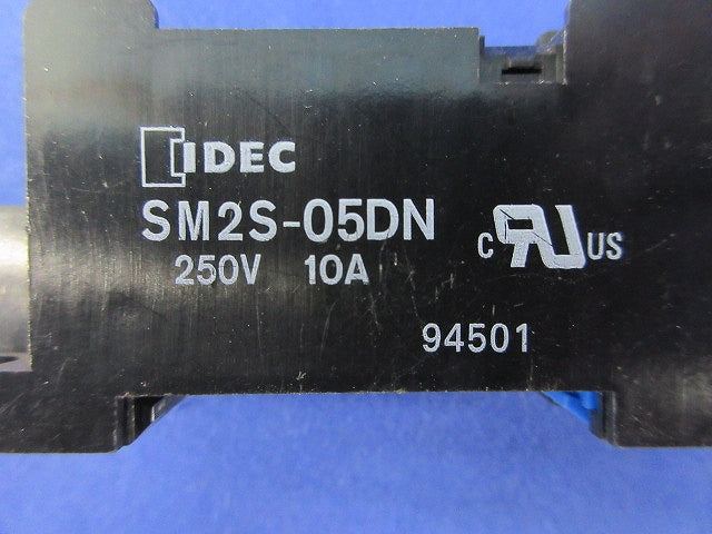 ミニチュアリレー専用 ＤＩＮレール取付用ソケット(5個入)(テプラ痕有) SM2S-05DN