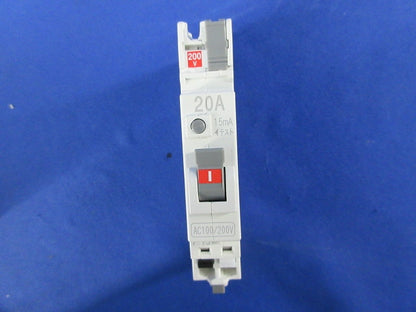 漏電遮断器2P2E20A GBC-2NA
