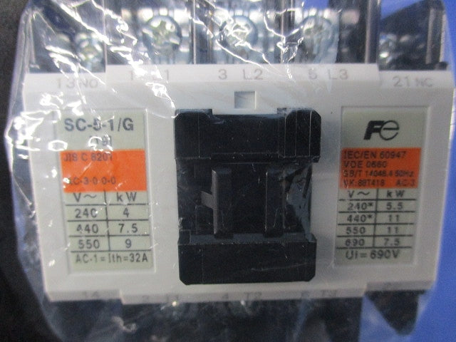 直流操作形電磁接触器DC100V SC-5-1/G