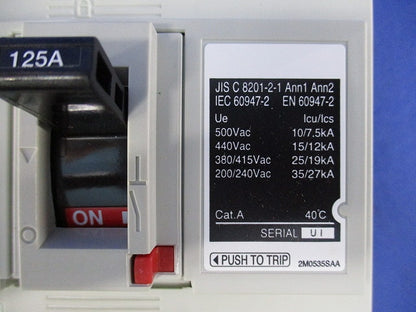 配線用遮断器3P125A EH250G