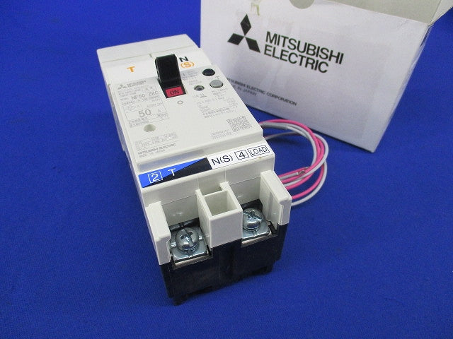 漏電アラーム付ノーヒューズ遮断器2P2E50A NF50-ZKC