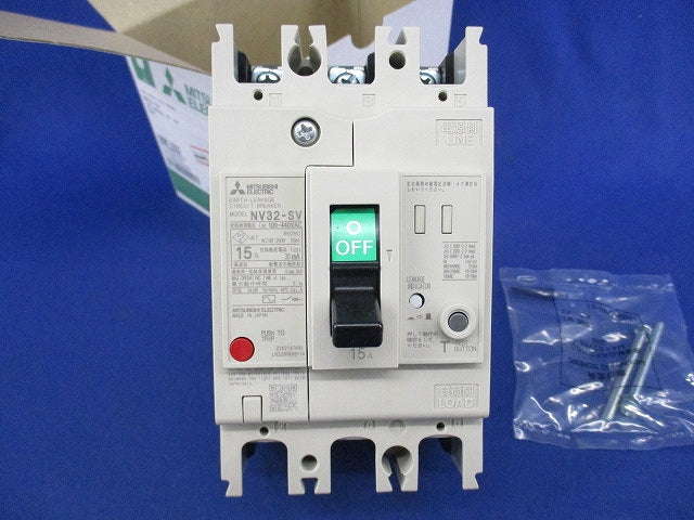 漏電遮断器3P3E15A NV32-SV