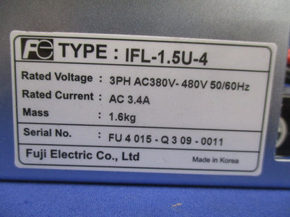 フィルタユニット(ジャンク品) IFL-1.5U-4