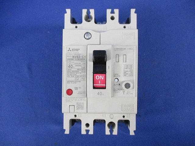 漏電遮断器3P3E40A NV63-CV